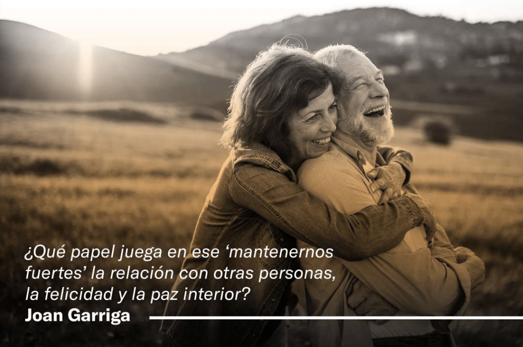 Joan Garriga: «El buen amor nos aporta salud»